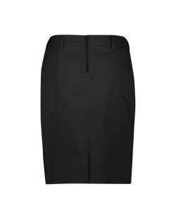 Mid Waist Stretch Chino Skirt